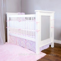 Factory Wholesale high quality Eco-friendly White Plain Cotton Crib Fitted Sheet